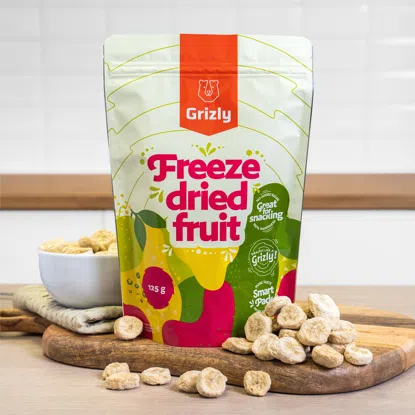 Fagyasztva szárított banán XXL