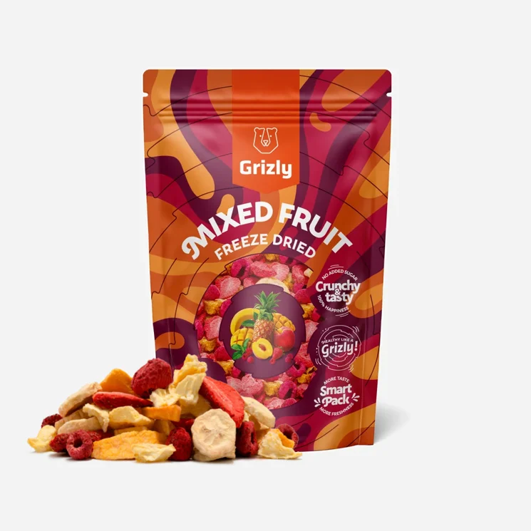 Fagyasztva szárított gyümölcskeverék 5 x 125 g
