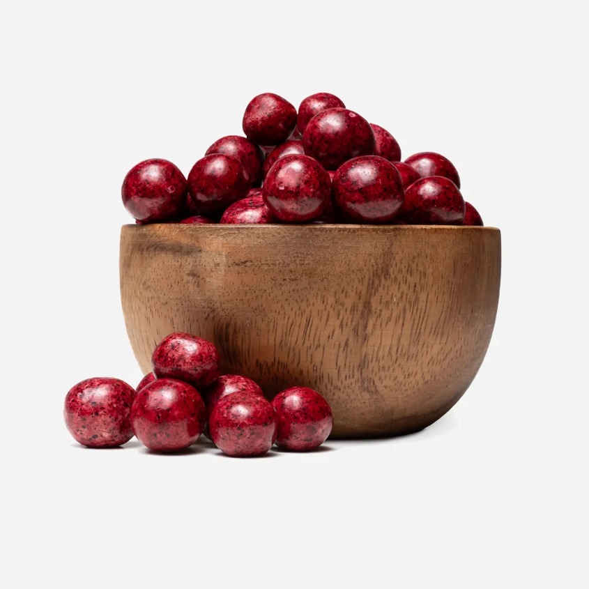 Fagyasztva szárított ribizli  fehér csokoládéban