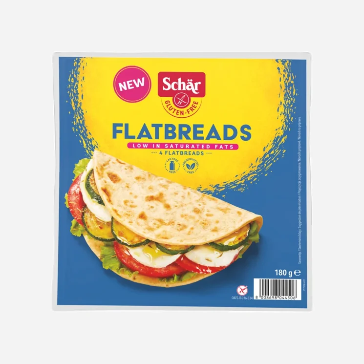 Flatbreads gluténmentes