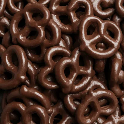 Gluténmentes perecek étcsokoládéban