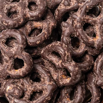 Gluténmentes perecek étcsokoládéban