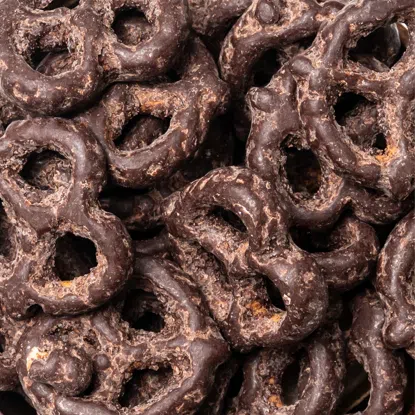 Gluténmentes perecek étcsokoládéban