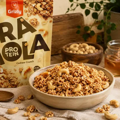 Granola proteinnel és kesudióval