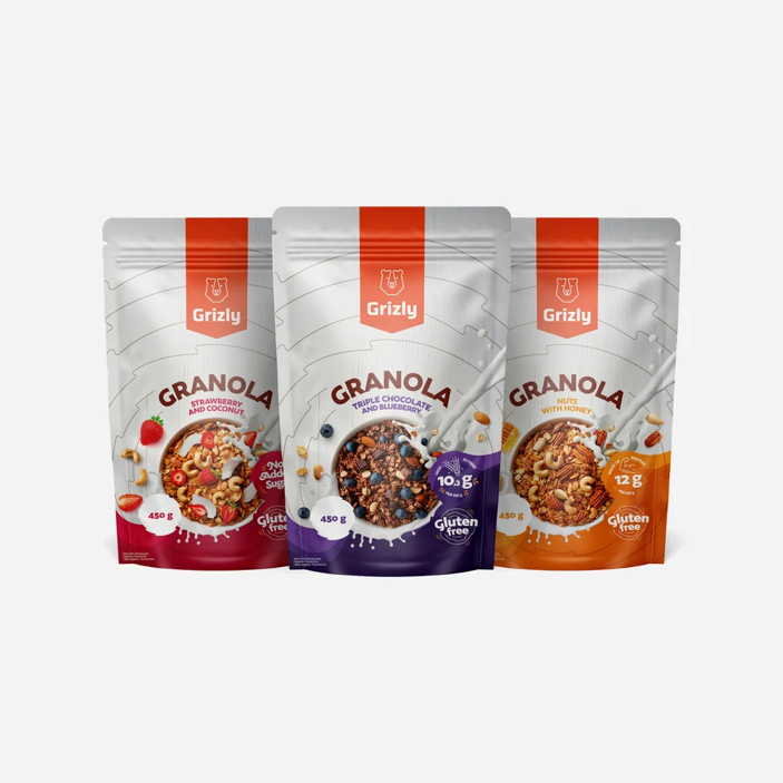 Granola szett 3×450 g