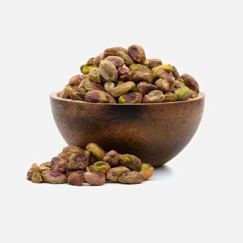 Hámozott pisztácia