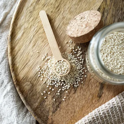 Hámozott pörkölt szezámmag