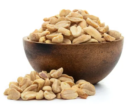 Hámozott, sótlan, pörkölt földimogyoró