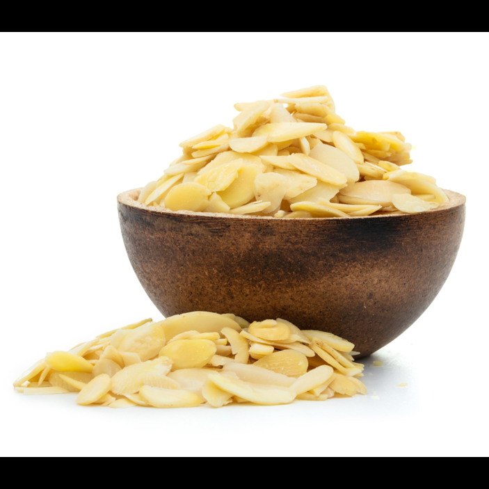 Hámozott szeletelt mandula