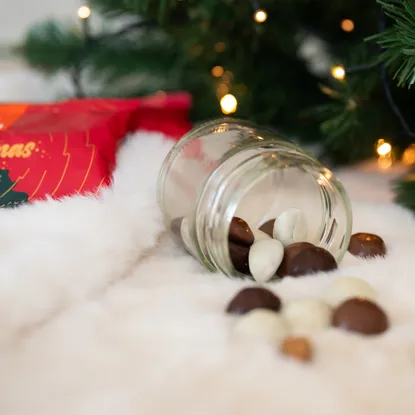 Háromszínű csokoládés kekszek