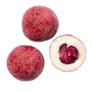 Gyümölcsök csokoládéban és szentjánoskenyérben