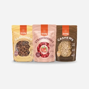 Jahody + Kešu + Mandle