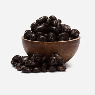 Kávébabok étcsokoládé bevonatban