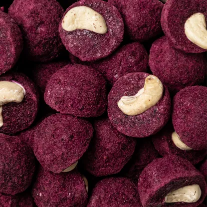 Kesudió liofilizált áfonyás bevonattal