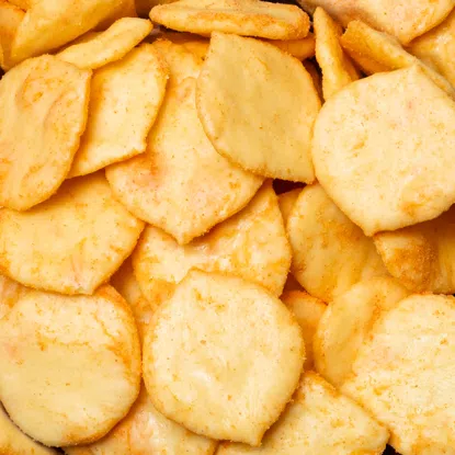 Kukoricás kekszek sajtos ízesítéssel