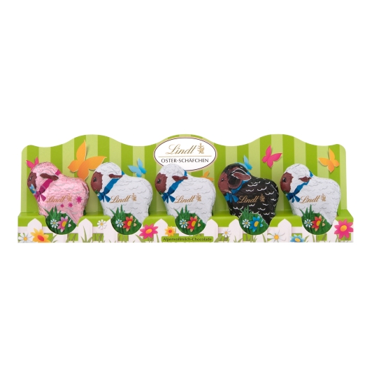 LINDT Mini báránykák tejcsokoládéból, 5x10 g
