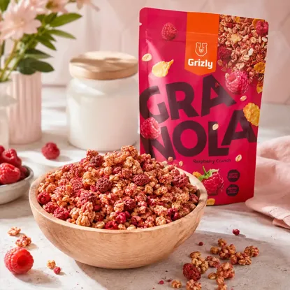 Málnás granola