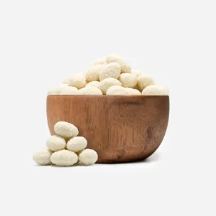 Mandula fehér csokoládéban kókusszal