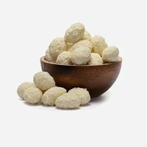 Mandula fehér csokoládéban kókusszal