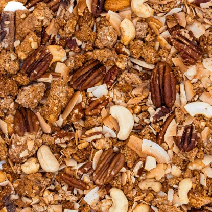 Mézes granola diófélékkel