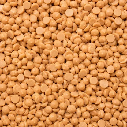 Mini fehér csokoládé pasztilla datolyaporral édesítve BIO