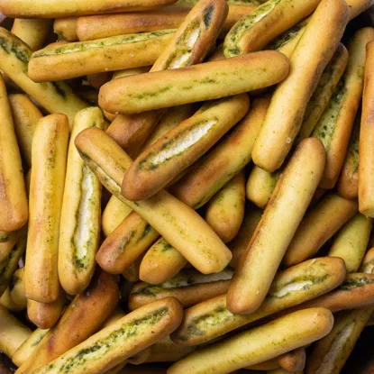 Mini Grissini bazsalikom fokhagyma