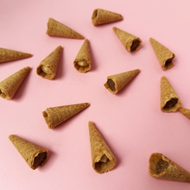 Mini tölcsérek mogyoróval
