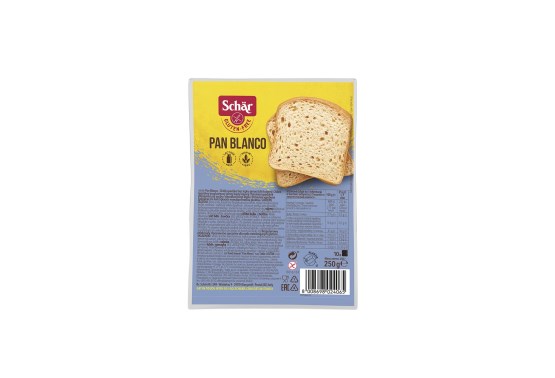 PAN BLANCO 250g Gluténmentes
