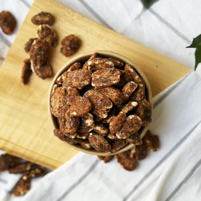 Pekándió fahéjjal és tengeri sóval