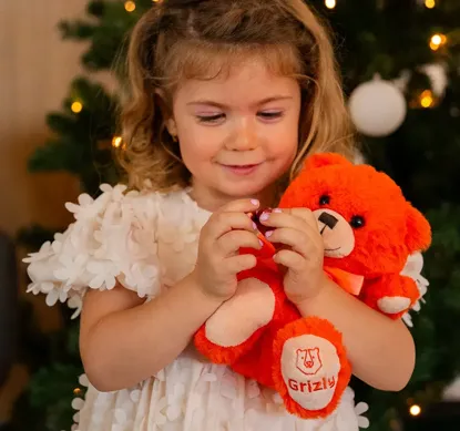 Plüss mackó Grizly