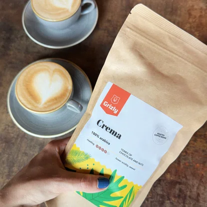 Pörkölt kávébab - Crema