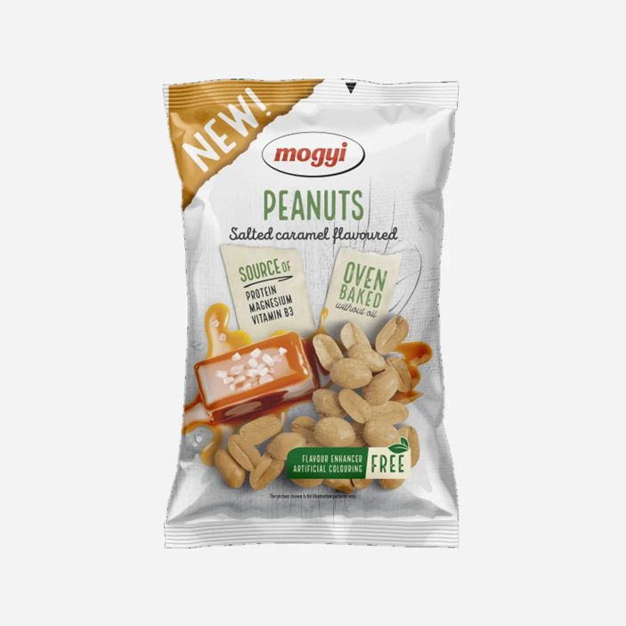 Pörkölt sós földimogyoró sós karamell ízesítéssel