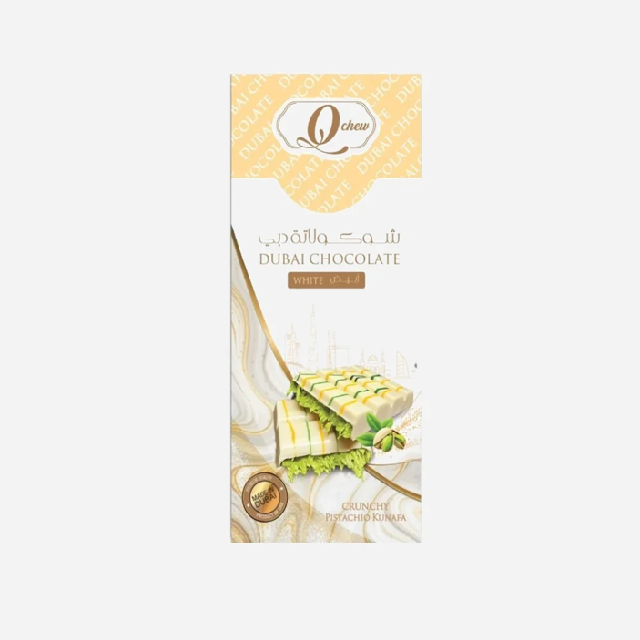 Q Chew fehér dubaji csokoládé 160 g