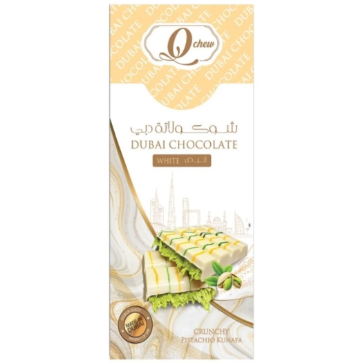 Q Chew fehér dubaji csokoládé 160 g