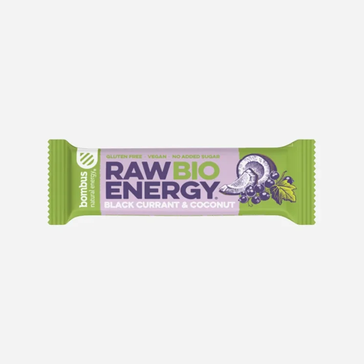 Raw ENERGY Fekete ribizli és kókusz BIO