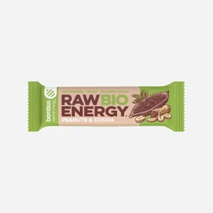 Raw ENERGY Földimogyoró és kakaó BIO