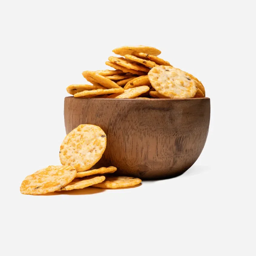 Rizskekszek paprika és chili