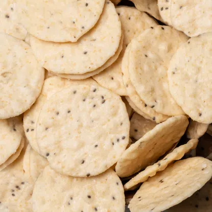 Rizskekszek tengeri sóval