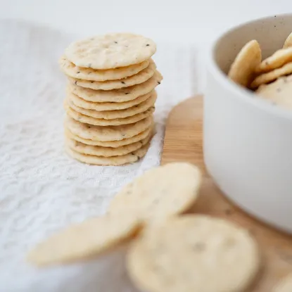 Rizskekszek tengeri sóval