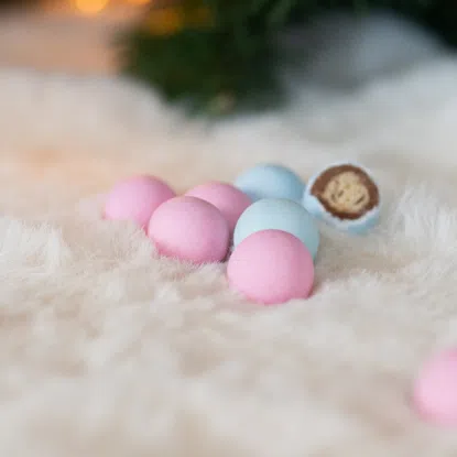 Ropogós hógolyócskák rózsaszín