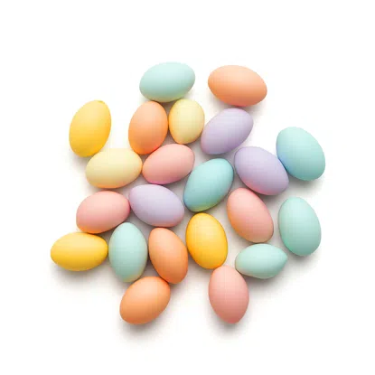 Ropogós színes mini tojások