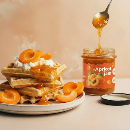 Sárgabaracklekvár extra gyümölcsdarabokkal