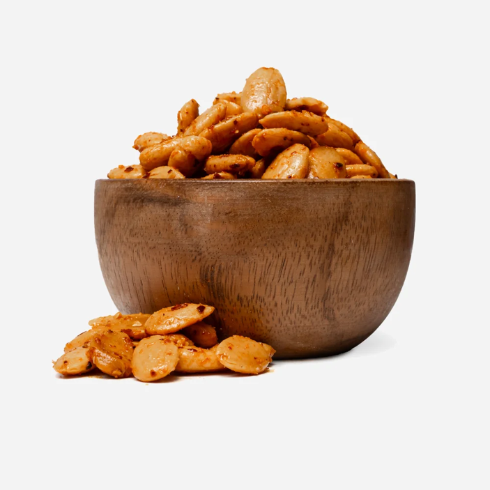 Sült mandula paprika