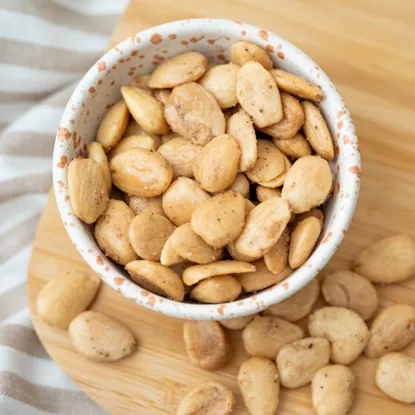 Sült mandula szarvasgombás ízesítéssel