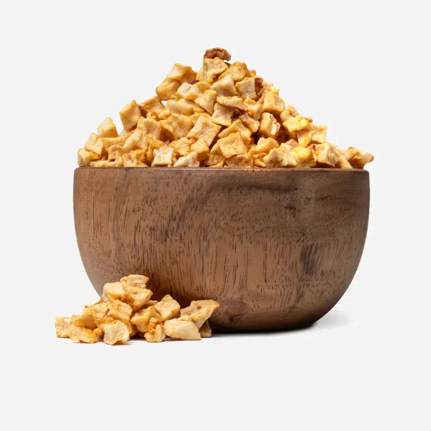 Szárított alma kockák