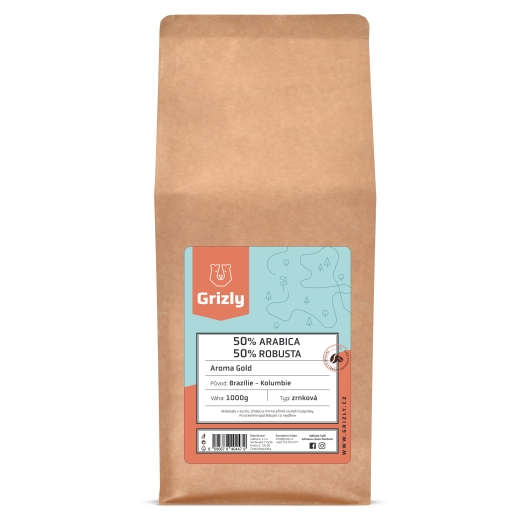 Szemes kávé 50/50 Aroma Gold