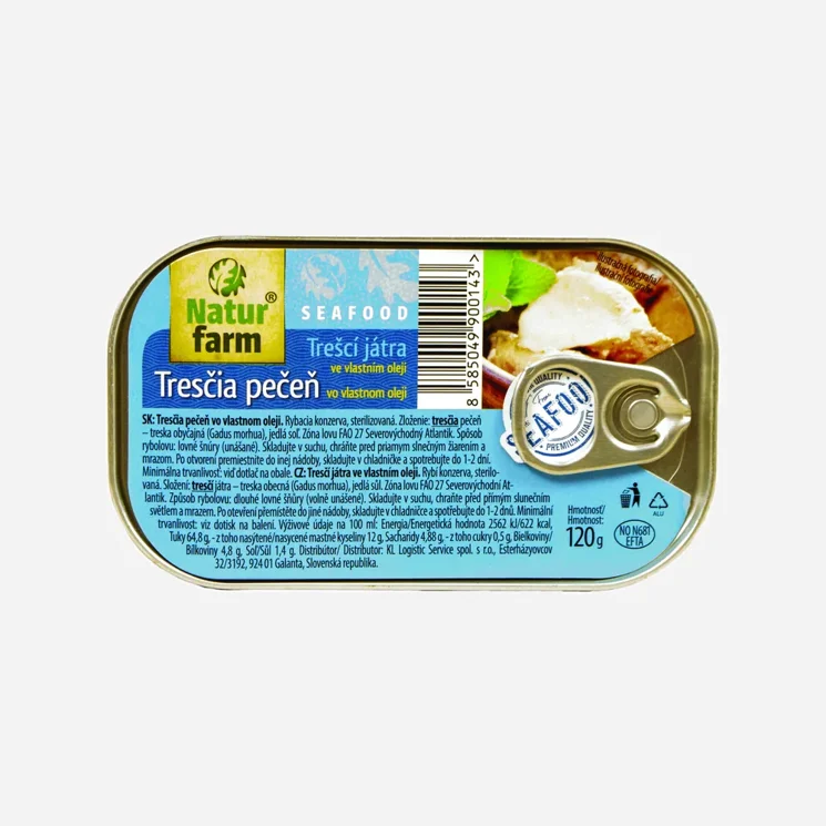 Udena trescia pecen Natur Farm 120g